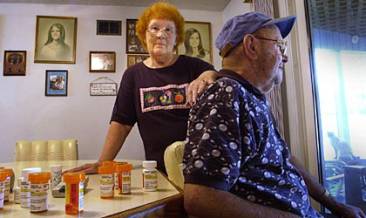 Margaret Allen, 73, and her husband, Cecil, take about 12 medications combined. She supports re-importing drugs from Canada, saying it would save seniors money.   
 
 
 
