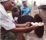 Photo: Older People making bread at Chiwaya Day Centre  John Cobb/HelpAge International.