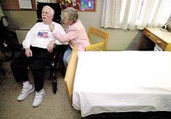 Donna York, 68, of rural Collinsville said she spends a lot of time visiting her 73-year-old husband, Don, who was diagnosed with Alzheimer's disease in 1992, at the Missouri Veterans Home in St. Louis.