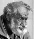 One of the homeless men who sit at Circular Quay, in Sydney. He died early May 2003. He was only 61.