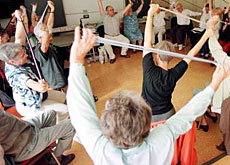 Improved fitness is just one way elderly people can stay healthy