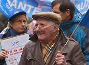 Manifestation  Nantes pour la dfense des retraites, le 1er fvrier | AFP