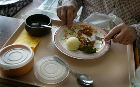 Age Concern charity warns that old people going hungry in hospital