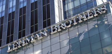 Lehman Brothers world headquarters in New York City, New York, USA