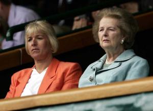Carol Thatcher and her mother, the former prime minister, who suffers from dementia and often forgets recent events