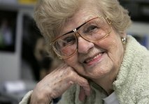Astrid Thoening celebrates her 100th birthday while working as the receptionist