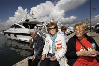 Des retraits sur le quai des milliardaires  Saint-Tropez (AFP)