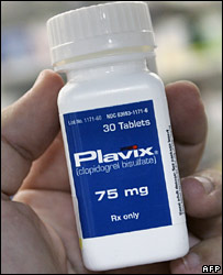 Plavix container