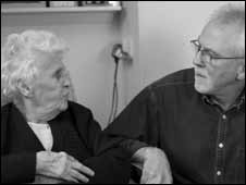 Janet Finn with her son David